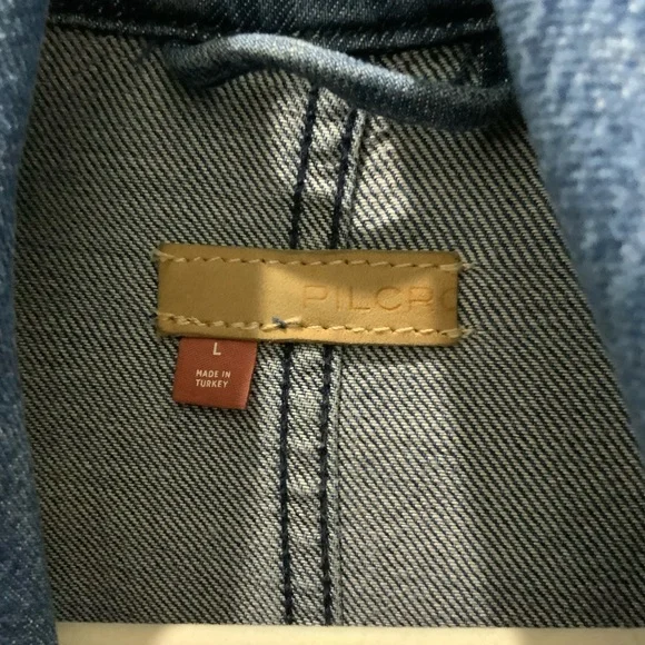 Denim Button-Up Shirt Dress - Picture 2 of 6